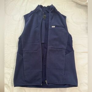 Figs on shift fleece vest